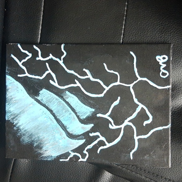 Lightning in a painting - Picture 1 of 4